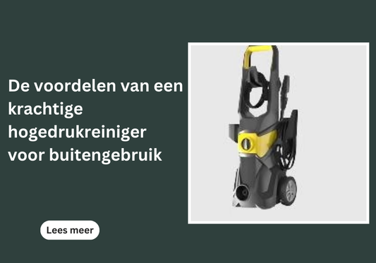 De voordelen van een compacte hogedrukreiniger voor buitengebruik