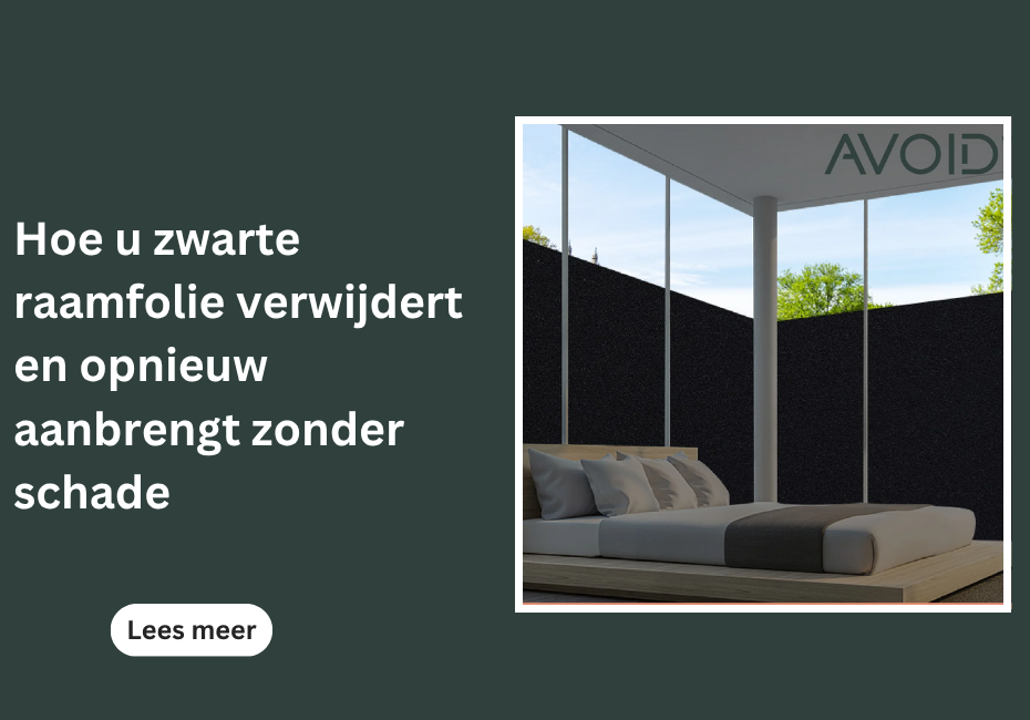 Hoe u zwarte raamfolie verwijdert en opnieuw aanbrengt zonder schade