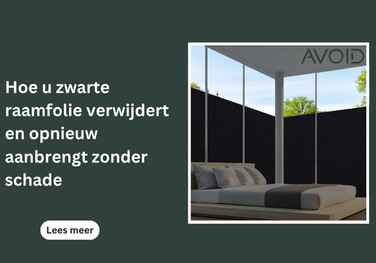 Hoe u zwarte raamfolie verwijdert en opnieuw aanbrengt zonder schade