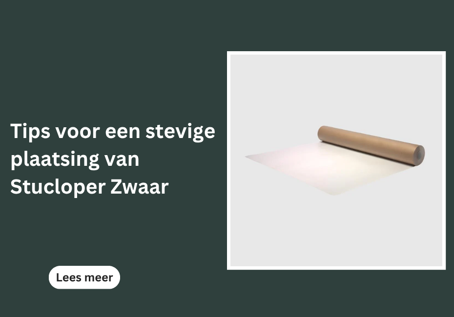 Tips voor een stevige plaatsing van Stucloper Zwaar