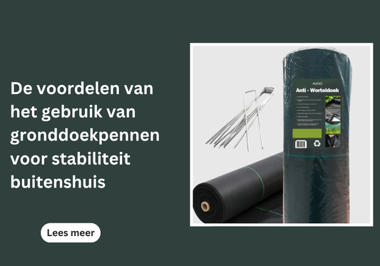 De voordelen van het gebruik van gronddoekpennen voor stabiliteit buitenshuis