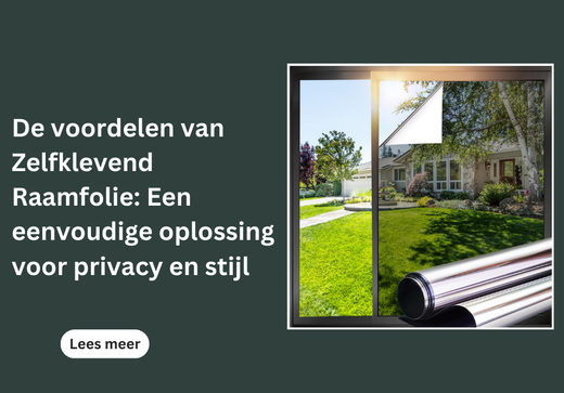 De voordelen van Zelfklevend Raamfolie: Een eenvoudige oplossing voor privacy en stijl - Avoid