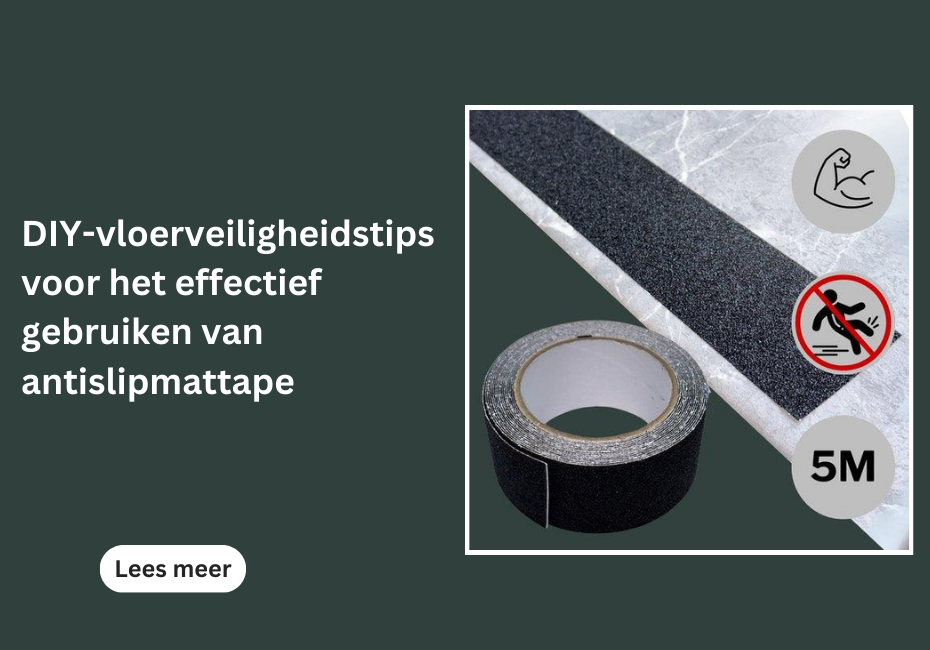 DIY-vloerveiligheidstips voor het effectief gebruiken van waterdichte antisliptape