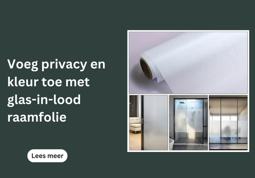 Voeg privacy en kleur toe met glas-in-lood raamfolie - Avoid