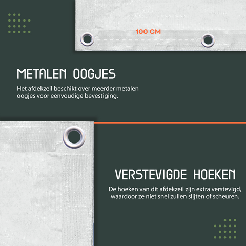 Perfect Cover® Afdekzeil  - Wit Perfect Cover® Afdekzeil  - Wit