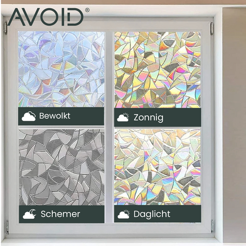 <tc>AVOID</tc>® - Fensterfolie - Regenbogen - Verschiedene Größen <tc>AVOID</tc>® - Fensterfolie - Regenbogen - Verschiedene Größen