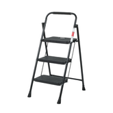 AVOID Huishoudtrap – Keukentrap Opstapkrukje – Inklapbare Trapladder – Zwart – Veilig & Stabiel - Avoid