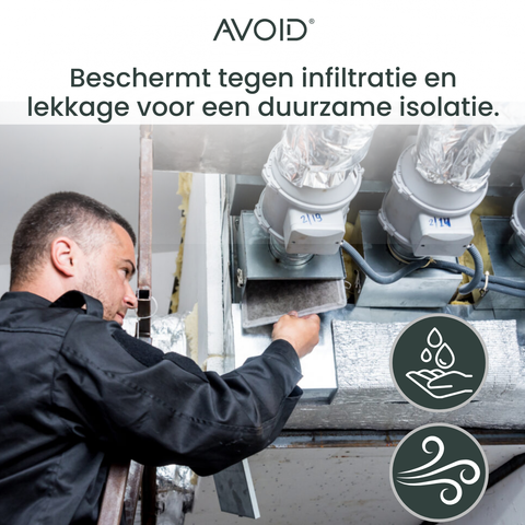 AVOID® - Aluminium Tape - 50mm x 50m - Avoid AVOID® - Aluminium Tape - 50mm x 50m - Avoid