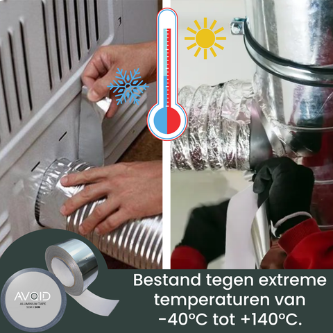 AVOID® - Aluminium Tape - 50mm x 50m - Avoid AVOID® - Aluminium Tape - 50mm x 50m - Avoid