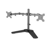 AVOID® - Dubbele Monitorbeugel met Standaard – Verstelbaar & 360° Draaibaar | VESA 100x100 - Avoid