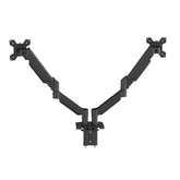 AVOID® - Verstelbare dubbele Monitorarm met Gasveer – Geschikt voor 13"-32" | VESA 75x75 & 100x100 - Avoid