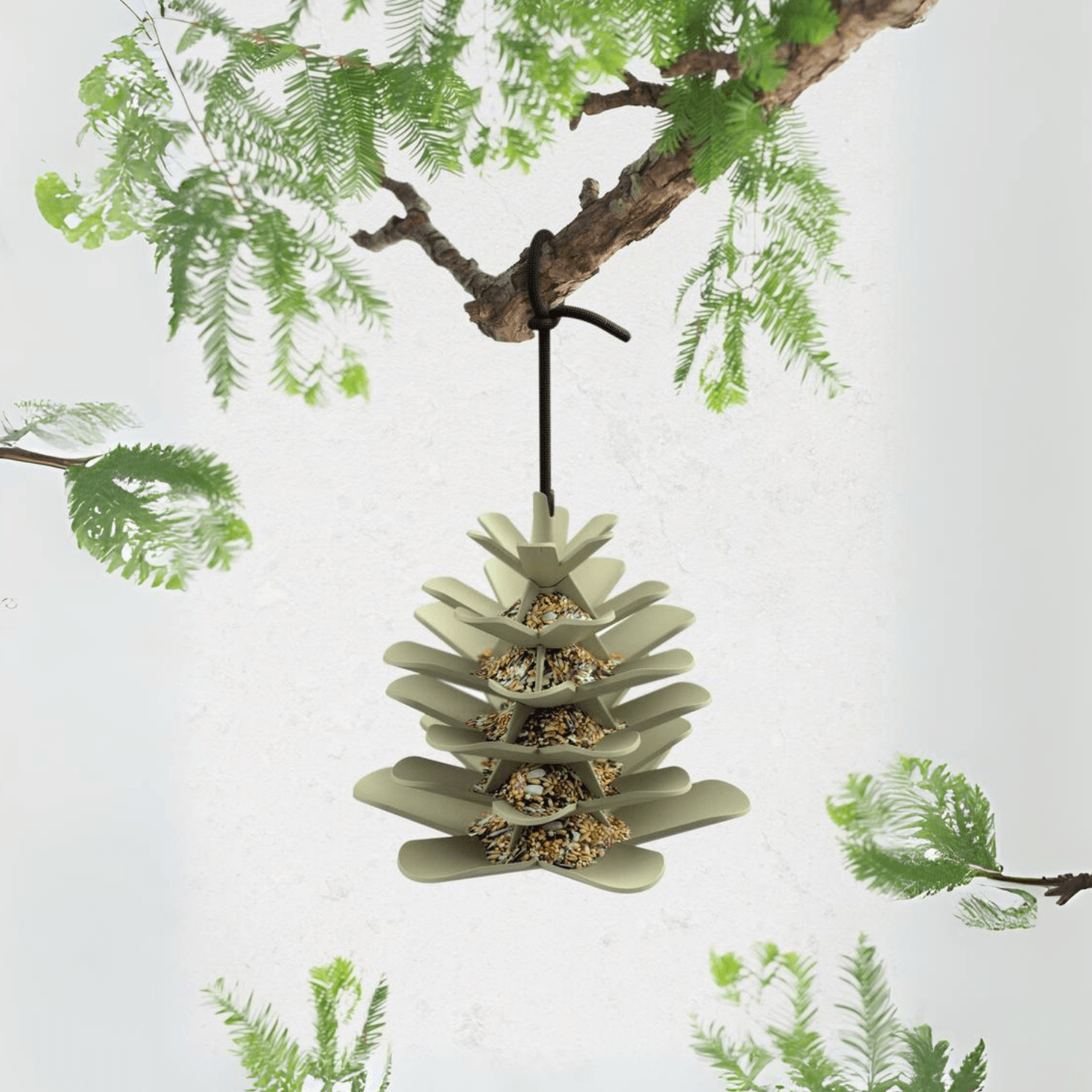 Singing Friend - Hello Jesse - 98% Gerecycled Plastic Vogelvoedersilo - Dennenappel Voedersilo - Avoid Singing Friend - Hello Jesse - 98% Gerecycled Plastic Vogelvoedersilo - Dennenappel Voedersilo - Avoid