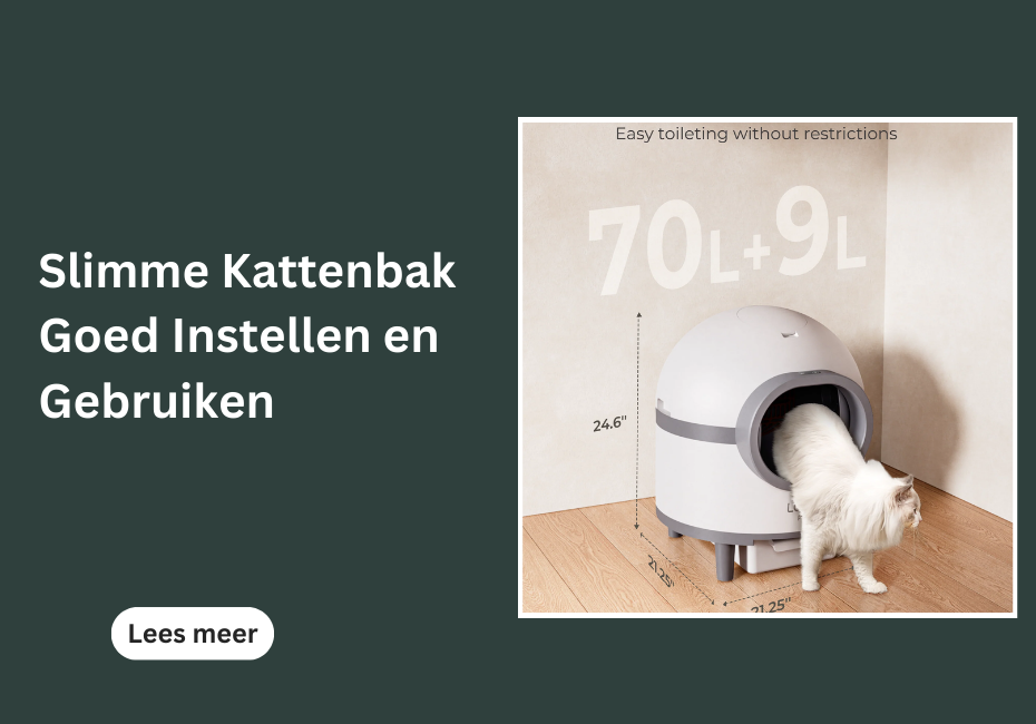 Slimme Kattenbak Goed Instellen en Gebruiken