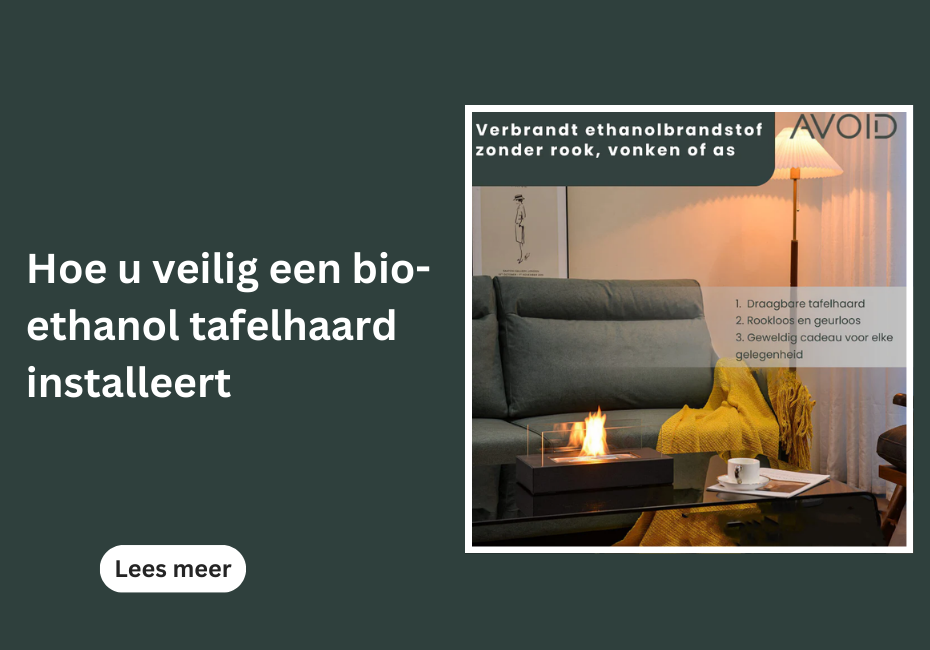 Hoe u veilig een bio-ethanol tafelhaard installeert