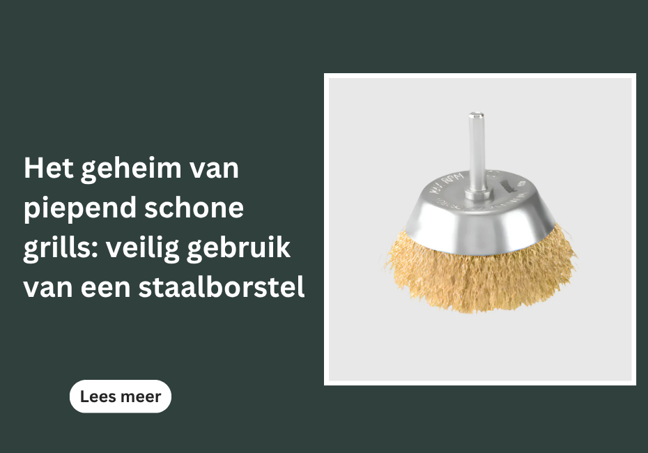 Het geheim van piepend schone grills: veilig gebruik van een staalborstel