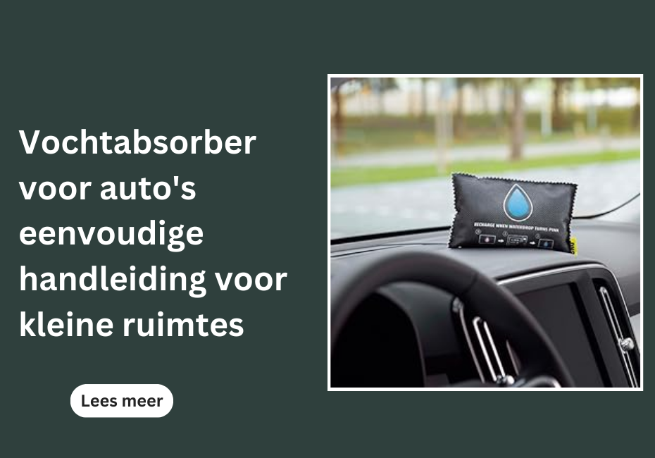Vochtabsorber voor auto's: eenvoudige handleiding voor kleine ruimtes