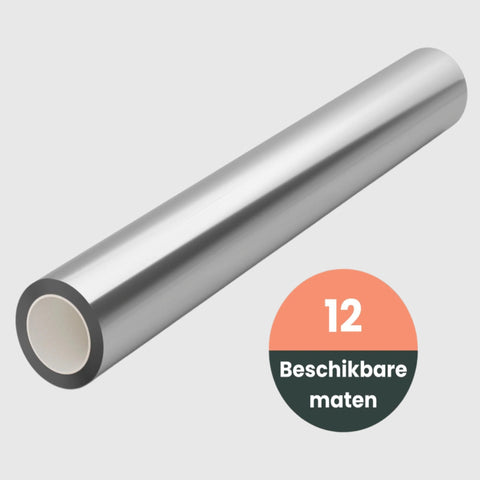 Perfect Cover Isolerende Spiegel Raamfolie - Incl. Gratis Rakel en Mesje - Verkrijgbaar in 12 Maten