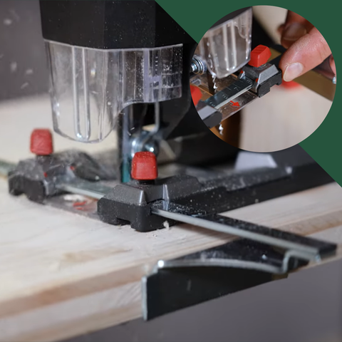 PARKSIDE® Decoupeerzaag 800W – Elektrische Zaagmachine voor Hout, Metaal & Aluminium – Met Laser, LED & Koffer