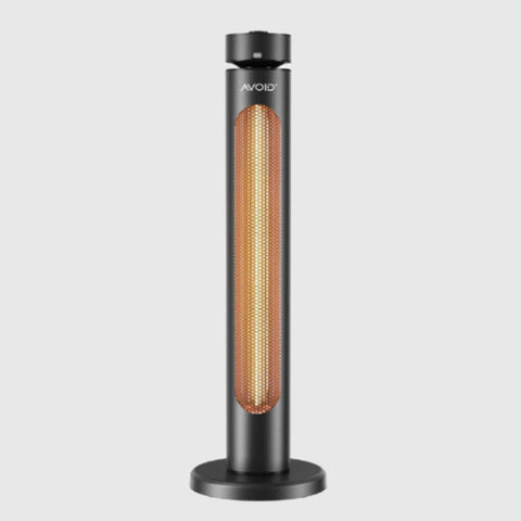 AVOID | Infrarood Heater T08-GR20YD – 2000W Staande Terrasverwarmer met Afstandsbediening | 8 Warmtestanden | Timerfunctie | Geschikt voor Binnen & Buiten