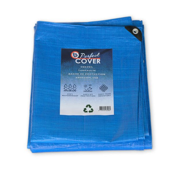 Perfect Cover Waterdicht afdekzeil, sterk, met ingestanste ringen, voor Perfect Cover Waterdicht afdekzeil, sterk, met ingestanste ringen, voor