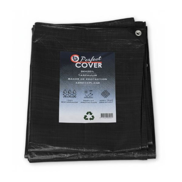 Perfect Cover® Afdekzeil - Zwart