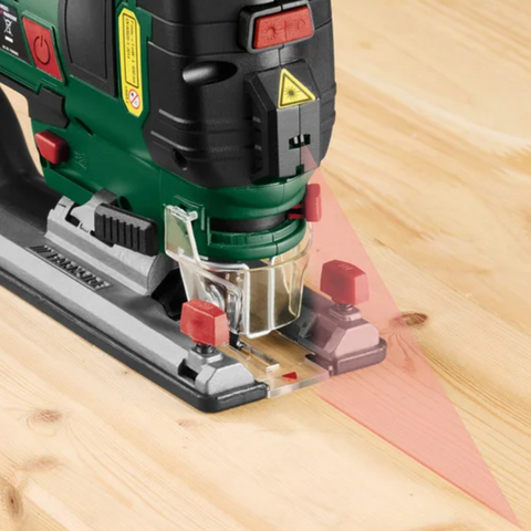 PARKSIDE® Decoupeerzaag 800W – Elektrische Zaagmachine voor Hout, Metaal & Aluminium – Met Laser, LED & Koffer
