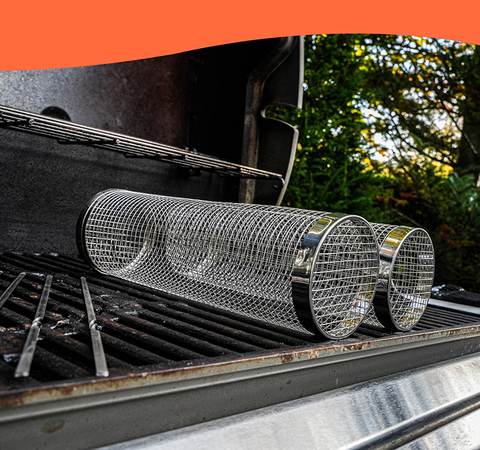 AVOID® - Grillmand BBQ - Set Van 2 - Verkrijgbaar in 2 Maten