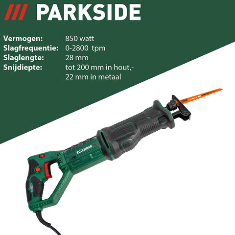 Parkside - Reciprozaag