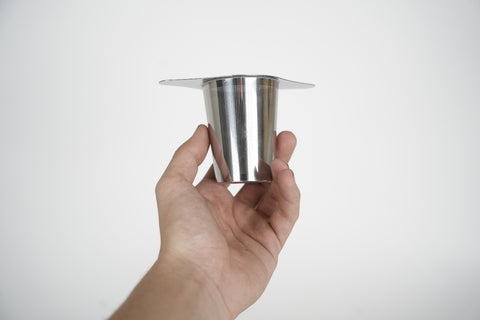 Thee Theezeef – 2 stuks – RVS Theefilter met Handvat en Lekplaatje – Thee Filter voor Losse Thee