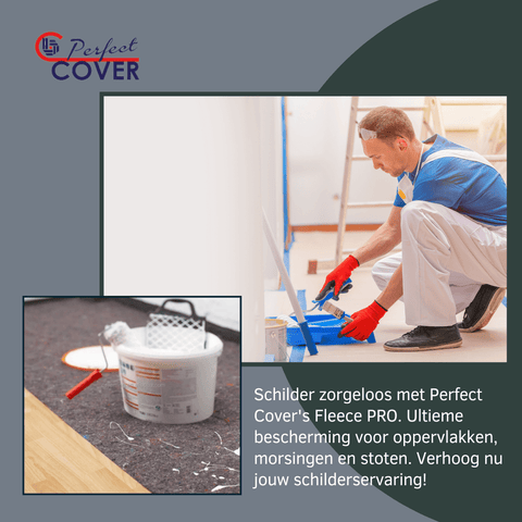A Perfect Cover® Stucloper Vilt - Schildersvlies Pro - Verkrijgbaar in 3 Maten - Avoid