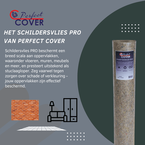 A Perfect Cover® Stucloper Vilt - Schildersvlies Pro - Verkrijgbaar in 3 Maten - Avoid