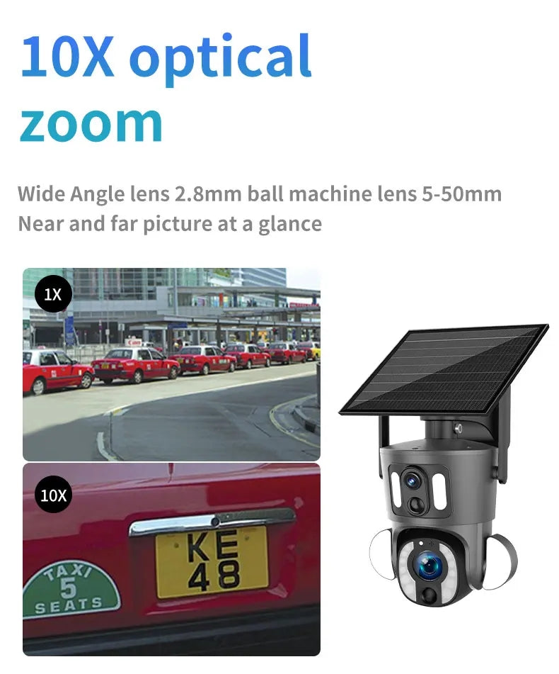 AVOID Beveiliging Camera – 10X Zoom – Draadloos – Bewaking Buiten - Avoid