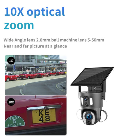 AVOID Beveiliging Camera – 10X Zoom – Draadloos – Bewaking Buiten - Avoid