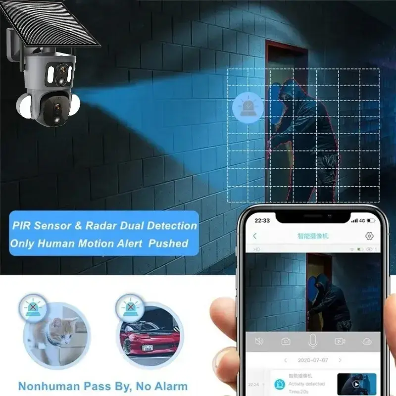 AVOID – Beveiliging Camera Zwart – 2,8mm Lens – Draadloos Buiten - Avoid
