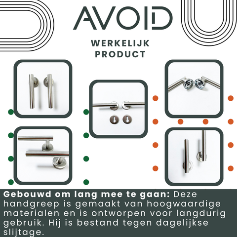 AVOID® - Deurklink RVS - Avoid