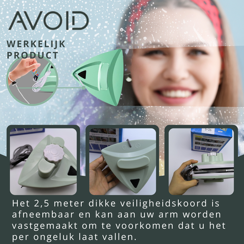 AVOID® - Magnetische Raamwasser - 25MM - Avoid