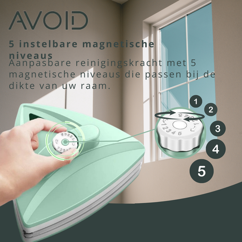 AVOID® - Magnetische Raamwasser - 25MM - Avoid
