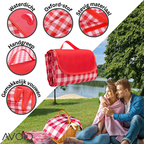 AVOID® - Picknick Mat - Opvouwbaar - 200 x200cm - Avoid
