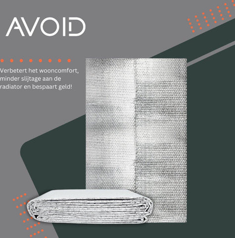 AVOID® - Radiatorfolie - Verkrijgbaar in 2 Maten - Avoid