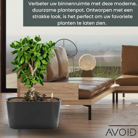 AVOID® - Slimme Bloempot - Met Wielen- Oslo Collectie - XL - Avoid