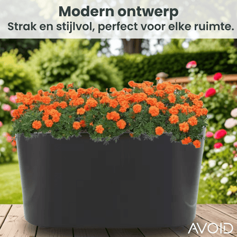AVOID® - Slimme Bloempot - Met Wielen- Oslo Collectie - XL - Avoid