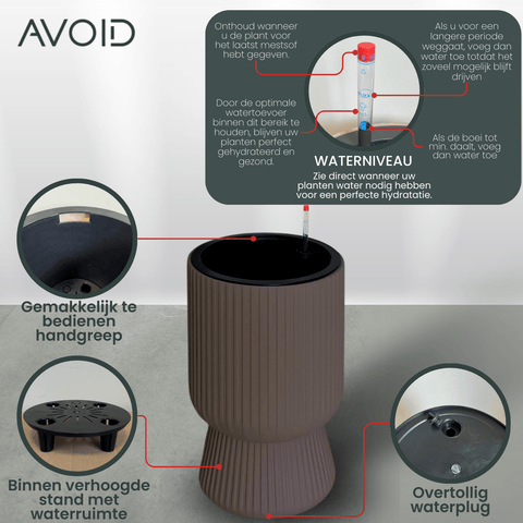AVOID® - Slimme Bloempot - Tuscany Collectie - S - Avoid