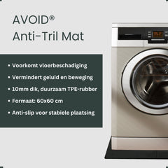AVOID® - Wasmachine en Droger Anti-Tril mat - Avoid
