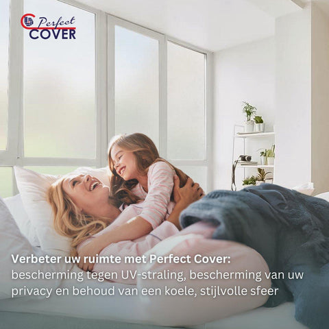 Perfect Cover Anti-inkijk Melkglas Raamfolie - Incl. Gratis Rakel en Mesje - Verkrijgbaar in 12 Maten - Avoid