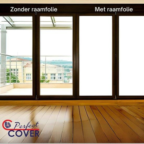 Perfect Cover Anti-inkijk Melkglas Raamfolie - Incl. Gratis Rakel en Mesje - Verkrijgbaar in 12 Maten - Avoid