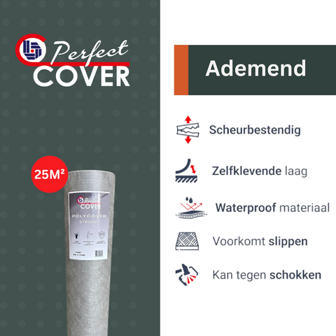Perfect Cover® Polycover Strong - 25m² - Vloerbescherming - Avoid