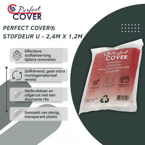 Perfect Cover® Stofdeur - 2,4m x 1,2m - Avoid