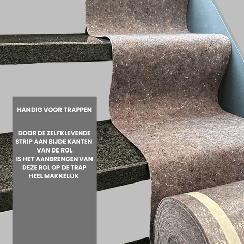 Perfect Cover® Stucloper Vilt - Zelfklevend Schildersvlies Pro - 0.33M x 25M - Avoid