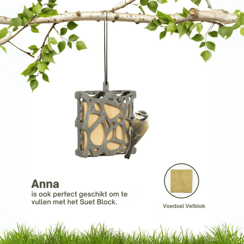 Singing Friend - Hello Anna - 100% Gerecycled Plastic Vetblokhouder - Inclusief Gerecycled rPET Touw - Avoid