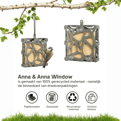 Singing Friend - Hello Anna - 100% Gerecycled Plastic Vetblokhouder - Inclusief Gerecycled rPET Touw - Avoid